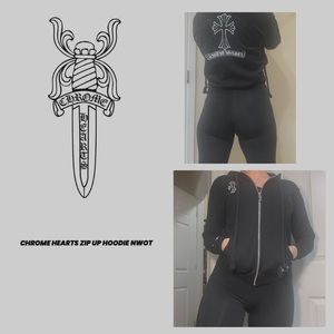 SOLD CHROME HEARTS ZIP HOODIE
